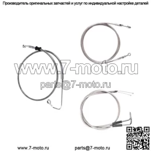 Комплект тросов и магистралей из нержавеющей стали 13" Apes 2011-2015 Harley Softail CVO models wABS (для: Harley-Davidson)
