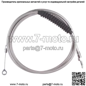 Трос сцепления из нержавеющей стали +6" для моделей Harley-Davidson Touring 1996-2006 гг. (для: Harley-Davidson)