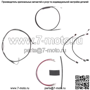 Комплект для замены черного кабеля и тормозной магистрали 12" Apes 2014-2016 Harley Road King с ABS (для: Harley-Davidson)