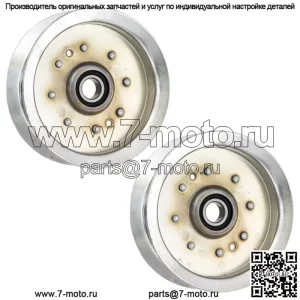 Комплект плоских натяжных шкивов для John Deere L120 L130 L100 L110 L118 L111 D140, 2 шт.