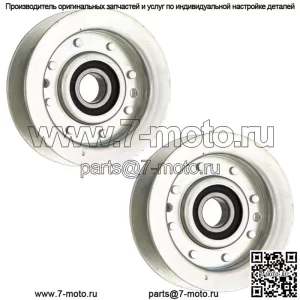 Комплект плоских натяжных шкивов для John Deere L100 L120 L130 L110 L118 L111 D140, 2 шт.