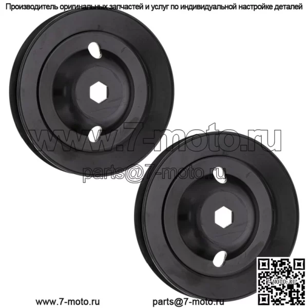 Шкив шпинделя для John Deere 155C L120 L130 D140 D150 D160 48 дюймов 3 шт. в упаковке
