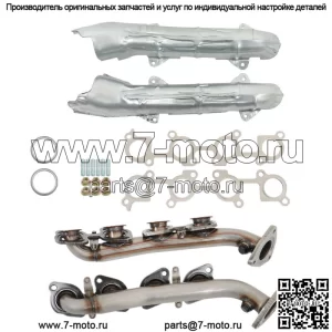 Для Toyota Sequoia 4.7L 2001-2004 Передние выпускные коллекторы с комплектом прокладок