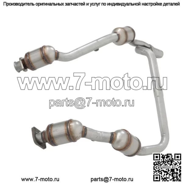 Для Jeep Wrangler JK 3.8L 2007-2009 гг. Передний каталитический нейтрализатор Y-образной трубы - Image 2