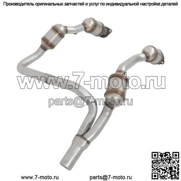 Для Jeep Wrangler JK 3.8L 2007-2009 гг. Передний каталитический нейтрализатор Y-образной трубы - Image 3