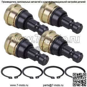 4 шт. шаровых шарниров для Polaris 7061220 RZR XP 900 570 Ranger 800 верхний нижний