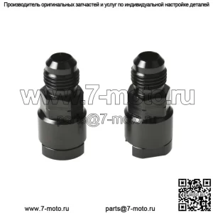 2 × Фитинг топливной рампы EFI 6AN Male на 5/16" быстроразъемный навинчивающийся адаптер