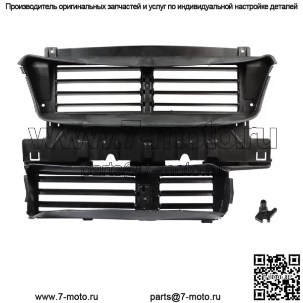Подходит для 2017-2019 Ford Fusion Передняя решетка радиатора Жалюзи Сборка без мотора - Image 3