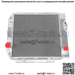 Алюминиевый сердечник радиатора 3 ряда для 1960-1966 Ford Mustang Falcon / Mustang / Comet