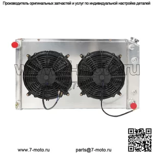 Для Chevy 1970-81 Camaro/ 1978-87 Monte Carlo 3-рядный алюминиевый радиатор + кожух вентилятора