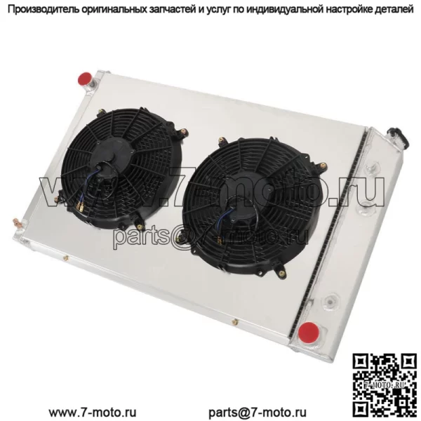 Для 1973-1987 GMC Chevy C/K C10 C20 C30 K10/20 Truck CC716 3-рядный радиатор и вентилятор - Image 5