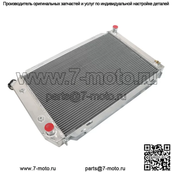 Радиатор 3-х рядный полностью алюминиевый для Ford Mustang 1980-1993, Mercury AT 1980-1988 - Image 5
