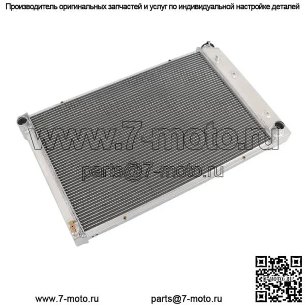 Для 73-87 Chevy Truck 73-1991 Blazer 19 x 28-1/4"-Core 3-ROW алюминиевый радиатор - Image 2