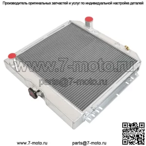 Для 1963-1970 Fairlane Falcon Galaxie V8 полностью алюминиевый сердечник гоночный 3-рядный радиатор