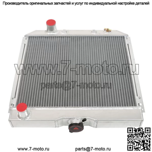 Для 1963-1970 Fairlane Falcon Galaxie V8 полностью алюминиевый сердечник гоночный 3-рядный радиатор - Image 3