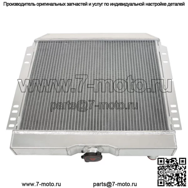 Для 1963-1970 Fairlane Falcon Galaxie V8 полностью алюминиевый сердечник гоночный 3-рядный радиатор - Image 4