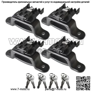 Для Ford F150 F250 4X Box Tie Down Truck Bed Cleats Lock FL3Z99000A64B 2015-2020 гг.