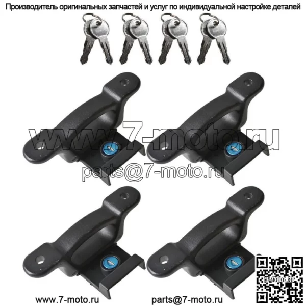 Для Ford F150 F250 4X Box Tie Down Truck Bed Cleats Lock FL3Z99000A64B 2015-2020 гг. - Image 2
