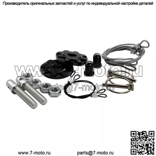 Замок капота улучшенная версия#черный