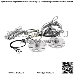 Замок капота улучшенная версия#серебро