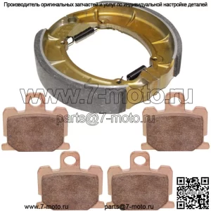 Передние тормозные колодки и задние тормозные колодки для Yamaha XJ750R Seca 750 1981 1982 1983