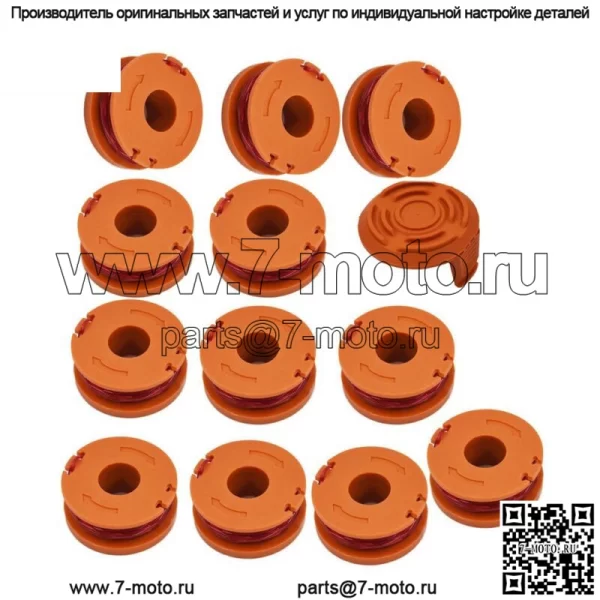 Для Worx WG150 151 152 153 154 сменная катушка для лески триммера, упаковка из 12 шт. - Image 2