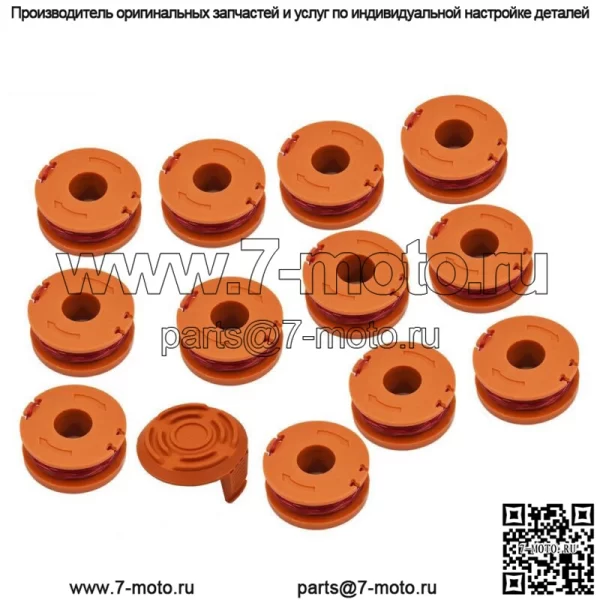 Для Worx WG150 151 152 153 154 сменная катушка для лески триммера, упаковка из 12 шт. - Image 4