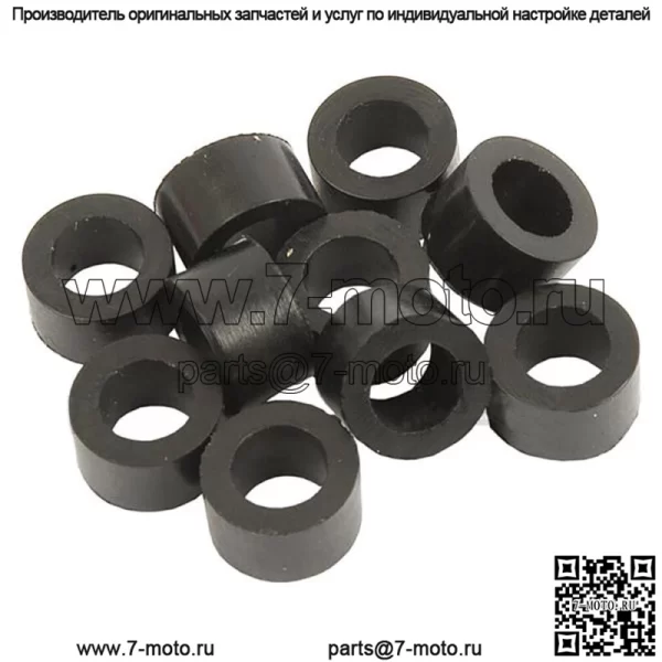 Десять резиновых оливковых втулок для топливной магистрали 13/32" x 5/16" x 1/4" подходят для Oliver 1850