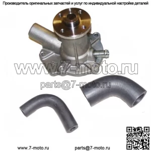 Водяной насос со шлангами подходит для Kubota B1750D B1750E B1750HST-D B1750HST-E