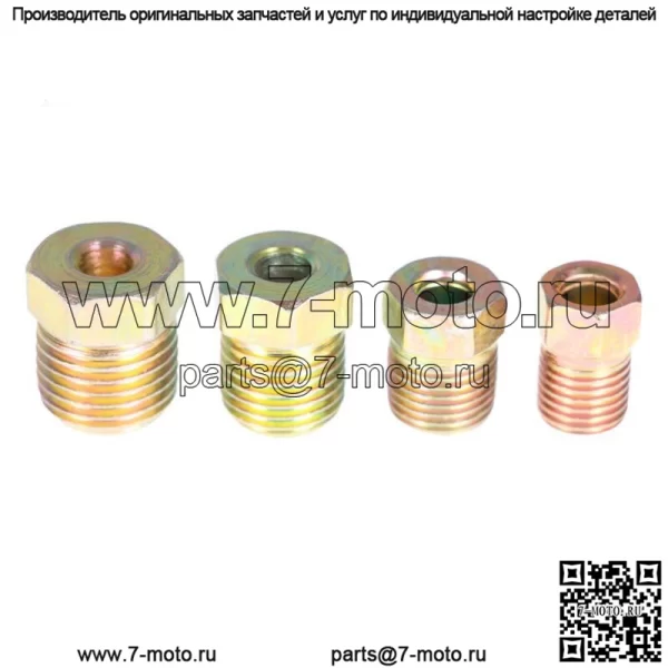 Комплект оцинкованных тормозных трубок 25 футов. 3/16" и 1/4" Все фитинги - Image 4