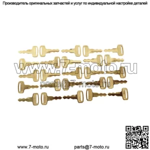 КЛЮЧИ ДЛЯ ГОЛЬФ-КАРТЫ YAMAHA, ЗАПАСНЫЕ КЛЮЧИ, OEM # J44-82511-00, НАБОР ИЗ 100 ШТ.