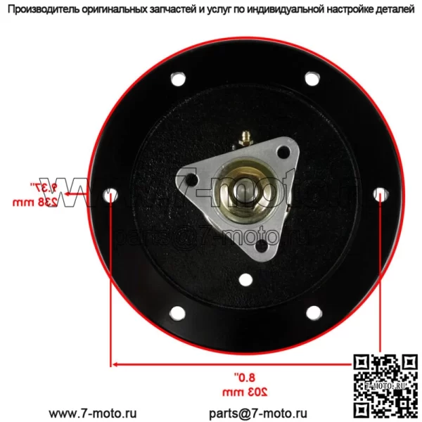 Шпиндель для Toro Z-Master Z595-D Z597-D 52" 60" 72" Дека / 285-711 / 108-7713 3x - Image 3