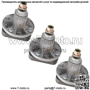 Комплект шпинделей деки косилки для John Deere L120 L130 L100 L110 L118 48 дюймов, 3 шт. в упаковке