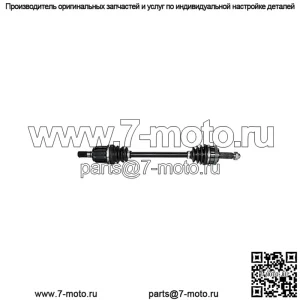 Для Hyundai Elantra Coupe и Elantra GT 2013 2014 Передний левый приводной вал со стороны водителя - BuyAutoParts 90-04442N Новый