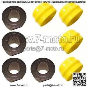 4 передних подшипника колеса подходят для John Deere Scotts L120 L130 L1742 L2048 L2548 LT160