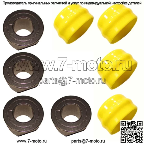 4 передних подшипника колеса подходят для John Deere Scotts L120 L130 L1742 L2048 L2548 LT160
