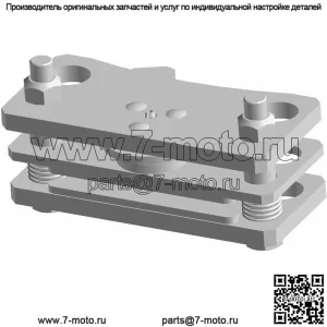 Узел суппорта тормозных колодок Polaris Off Road, оригинальная деталь OEM 1913529, кол-во 1