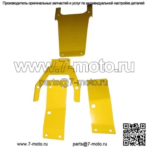 Комплект из 4 кронштейнов сиденья, желтый/зеленый, подходит для John Deere 3020 4230 4000 4430 4020