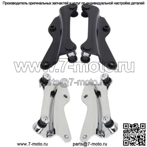 Комплект для крепления 4-точечного крепления для багажника Harley Touring Luggage Sissy Bar Rack 14+