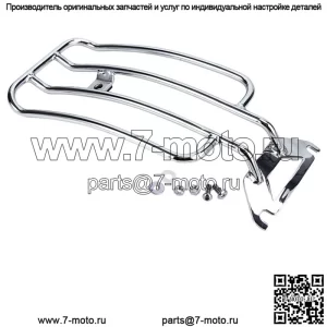 Багажник на заднее крыло для сиденья Solo Chrome для Harley Touring Electra Glide 98-08