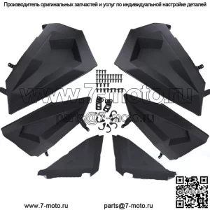 Нижние 4 дверные вставные панели для 2014-2023 Polaris RZR Turbo XP4 1000 XP 900 S XP