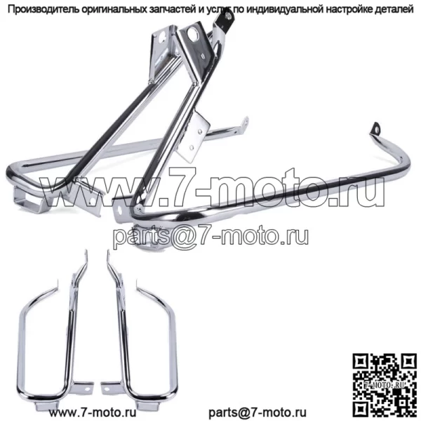 Кронштейны поддержки кофра подходят для Harley Touring Electra Street Glide 09-13 12
