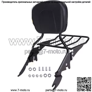 Багажная полка для спинки Sissy Bar для Harley Street Glide Road King 2009-2023