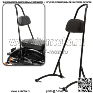 Высокая спинка пассажирского сиденья Sissy Bar для Harley Sportster XL Iron 883 1200 48 72 XR