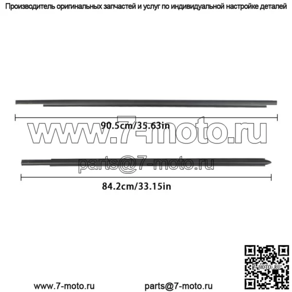 Ремень уплотнителя наружного окна для Ram 2009 2020 2021 1500 2500 3500 4500 5500 - Image 3