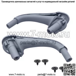 Передние левые и правые внутренние дверные ручки для Mercedes Benz W203 C-Class 03-07 серые