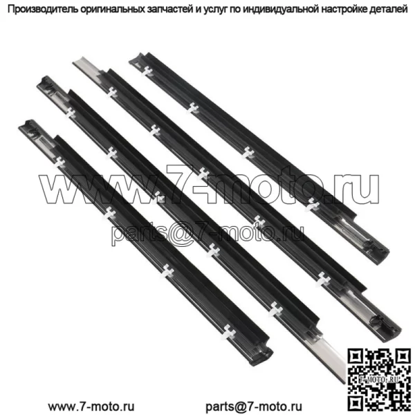 Для 2001 2002 2003-2007 Sequioa 4PCS Set дверной ремень молдинг уплотнитель - Image 2