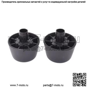 Для Jeep Wrangler JK Body 07-18 черные резиновые бамперы и заглушки капота 2 шт.