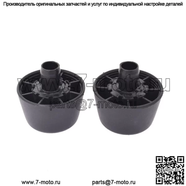 Для Jeep Wrangler JK Body 07-18 черные резиновые бамперы и заглушки капота 2 шт.