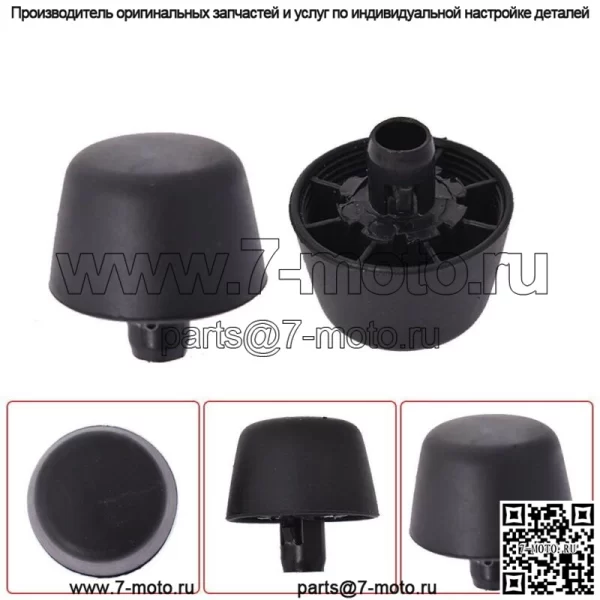 Для Jeep Wrangler JK Body 07-18 черные резиновые бамперы и заглушки капота 2 шт. - Image 2
